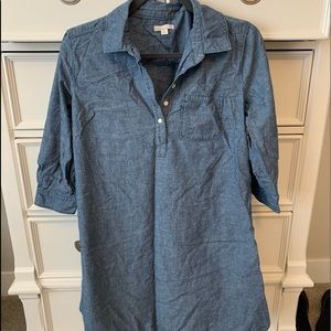 Gap chambray shirt dress